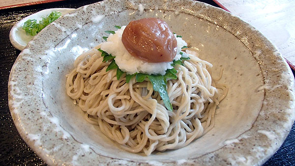 、梅おろし蕎麦